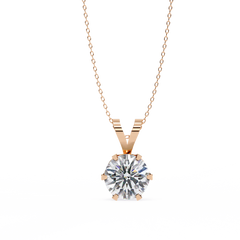 Carine Solitaire Pendant