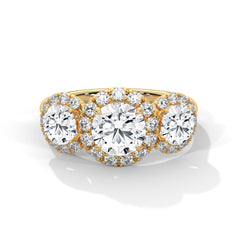Delaney Three Stone Ring