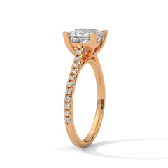 Flora Solitaire Ring