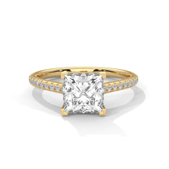 Flora Solitaire Ring