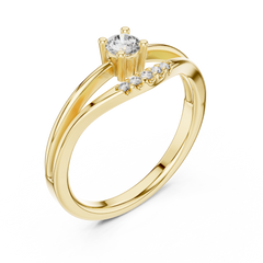 Audrey Solitaire Ring
