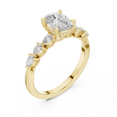 Alpha Solitaire Ring