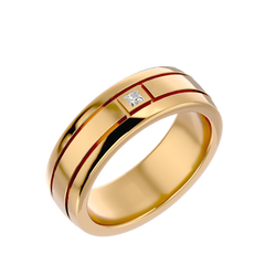 Geraldo Mens Studded Ring
