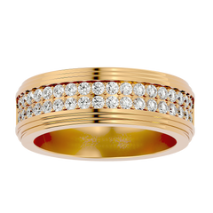 Hanson Mens Studded Ring