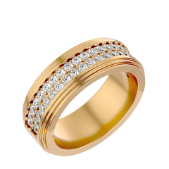Hanson Mens Studded Ring