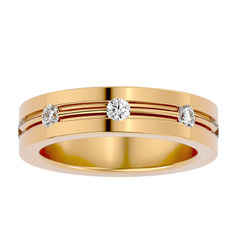 Giovanni Mens Studded Ring