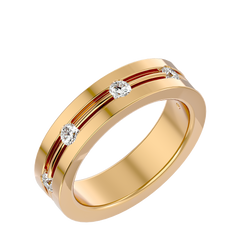 Giovanni Mens Studded Ring