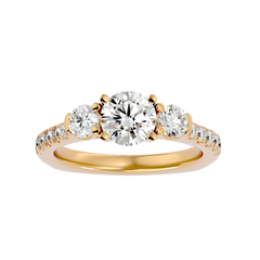 River Three Stone Ring