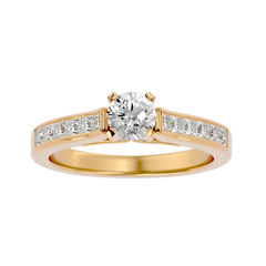 Paisley Solitaire Ring