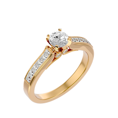 Paisley Solitaire Ring