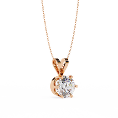 Carine Solitaire Pendant