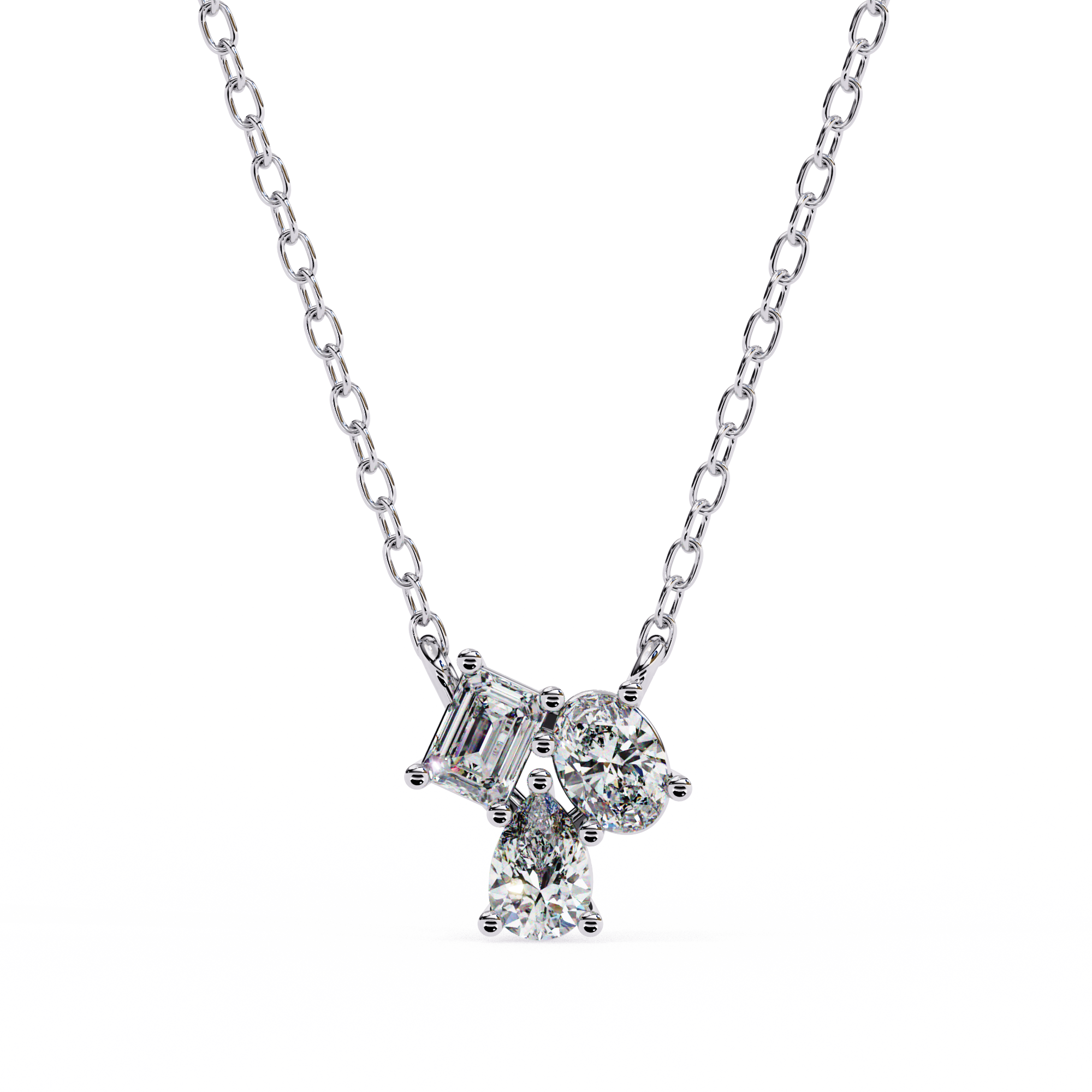 Selena Three Stone Pendant