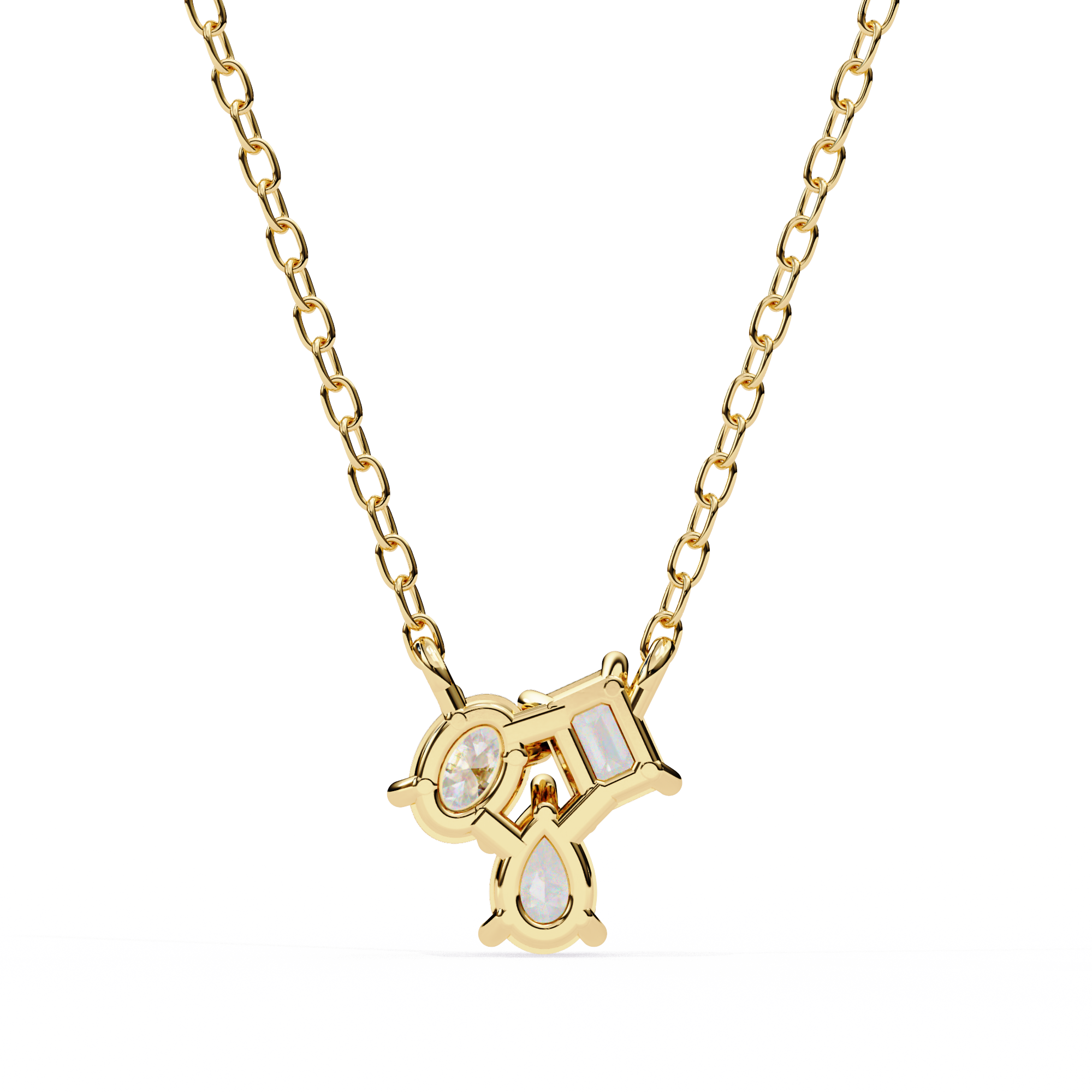 Selena Three Stone Pendant