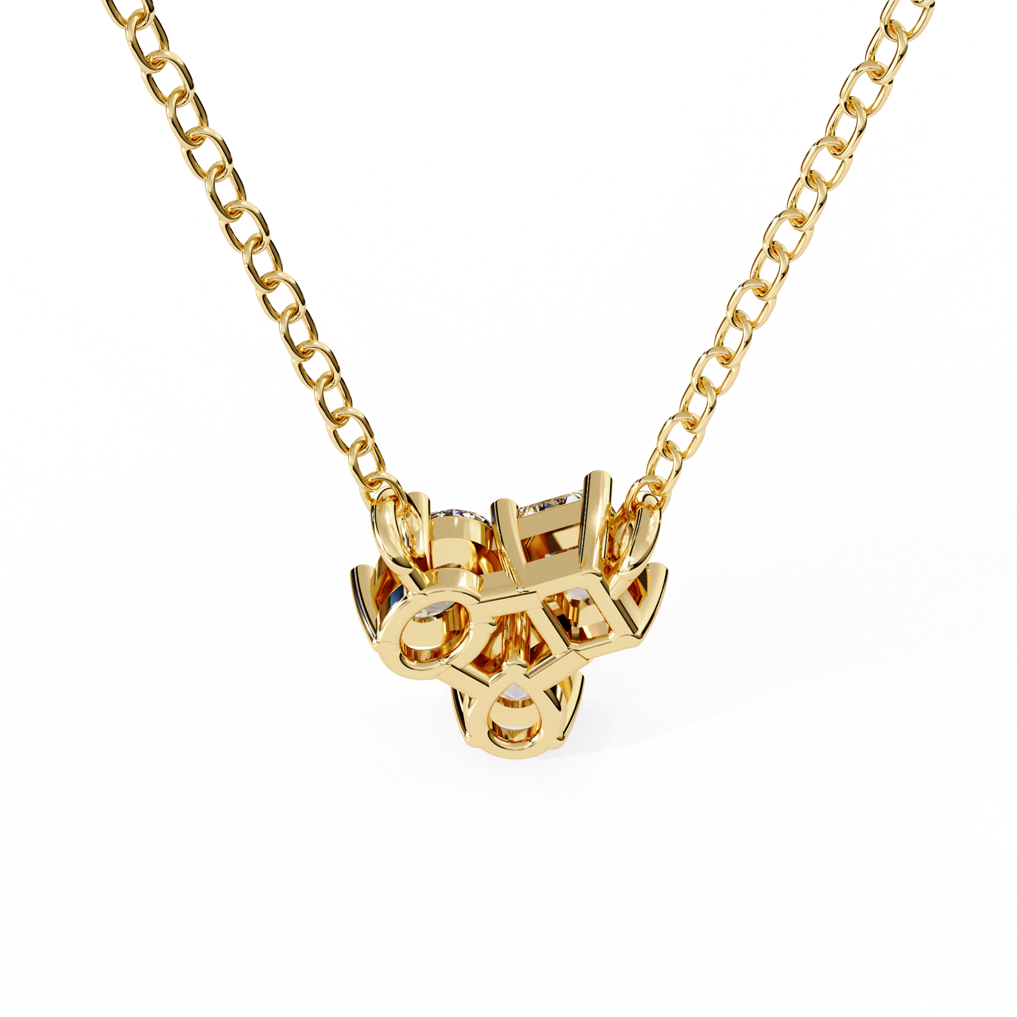 Selena Three Stone Pendant