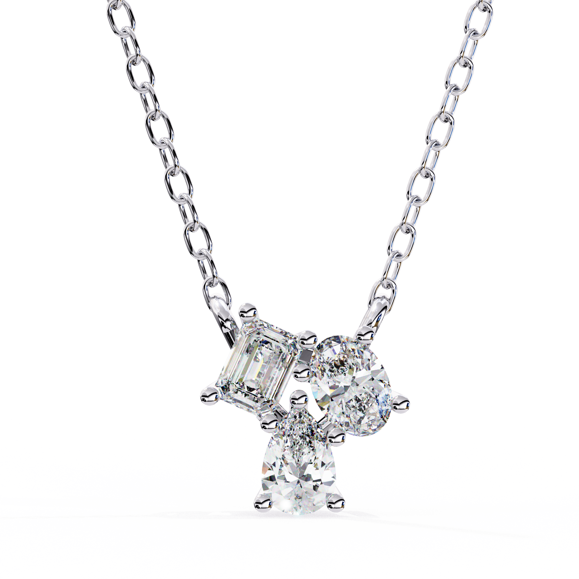 Selena Three Stone Pendant