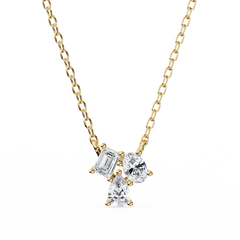 Selena Three Stone Pendant