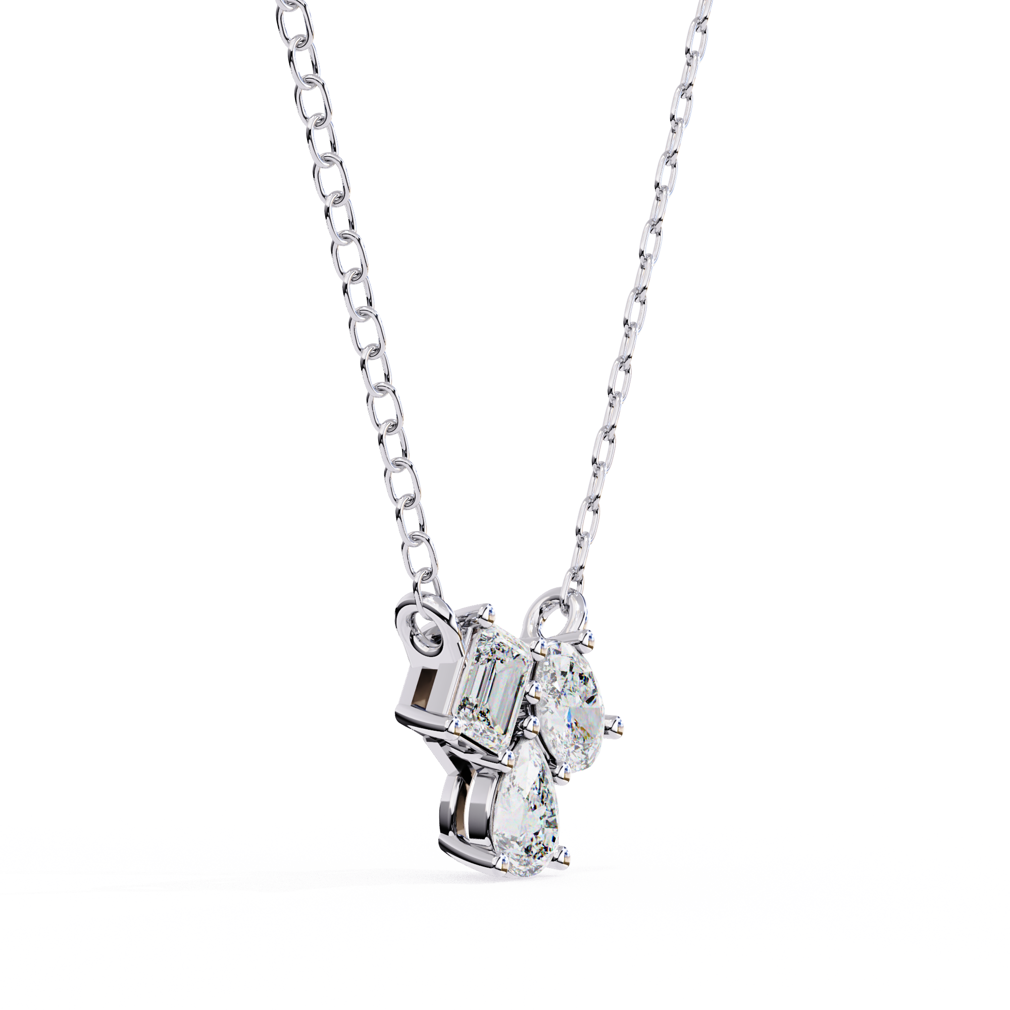 Selena Three Stone Pendant