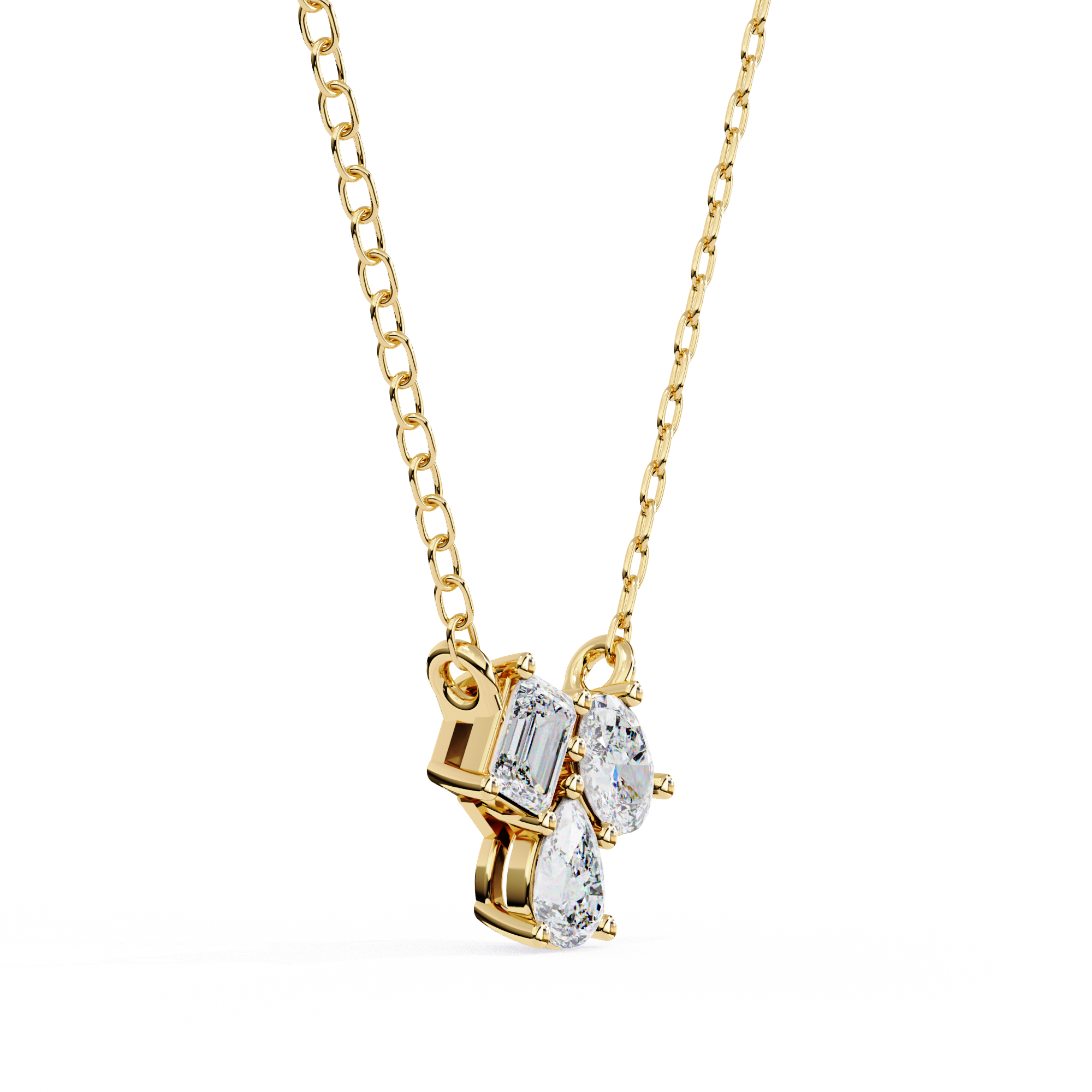 Selena Three Stone Pendant