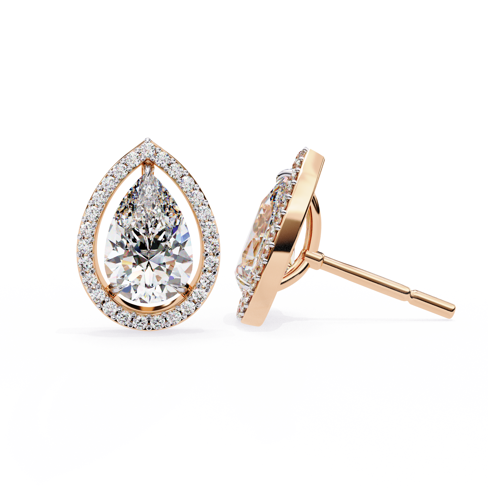 Caterina Solitaire Earring