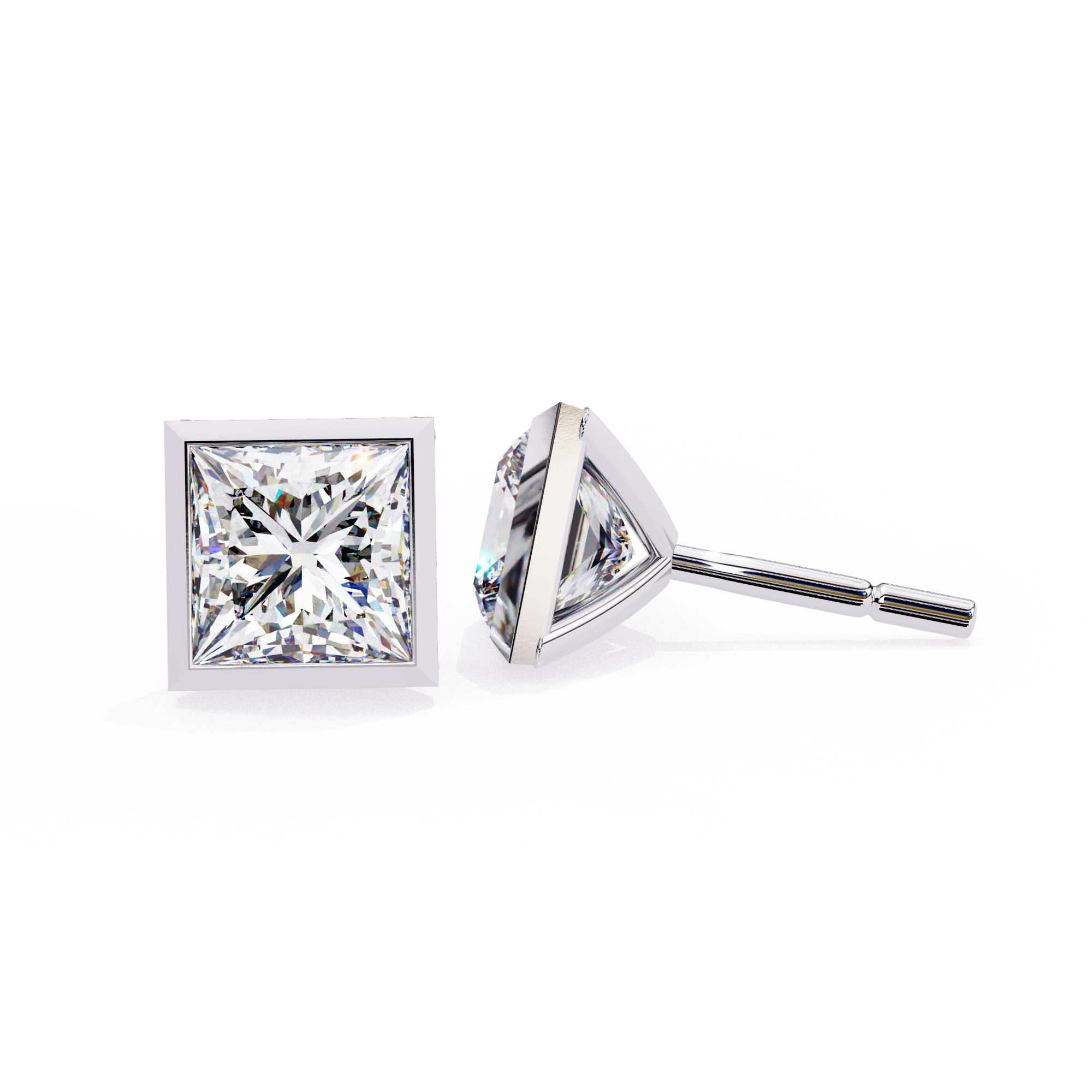 Samantha Solitaire Earring