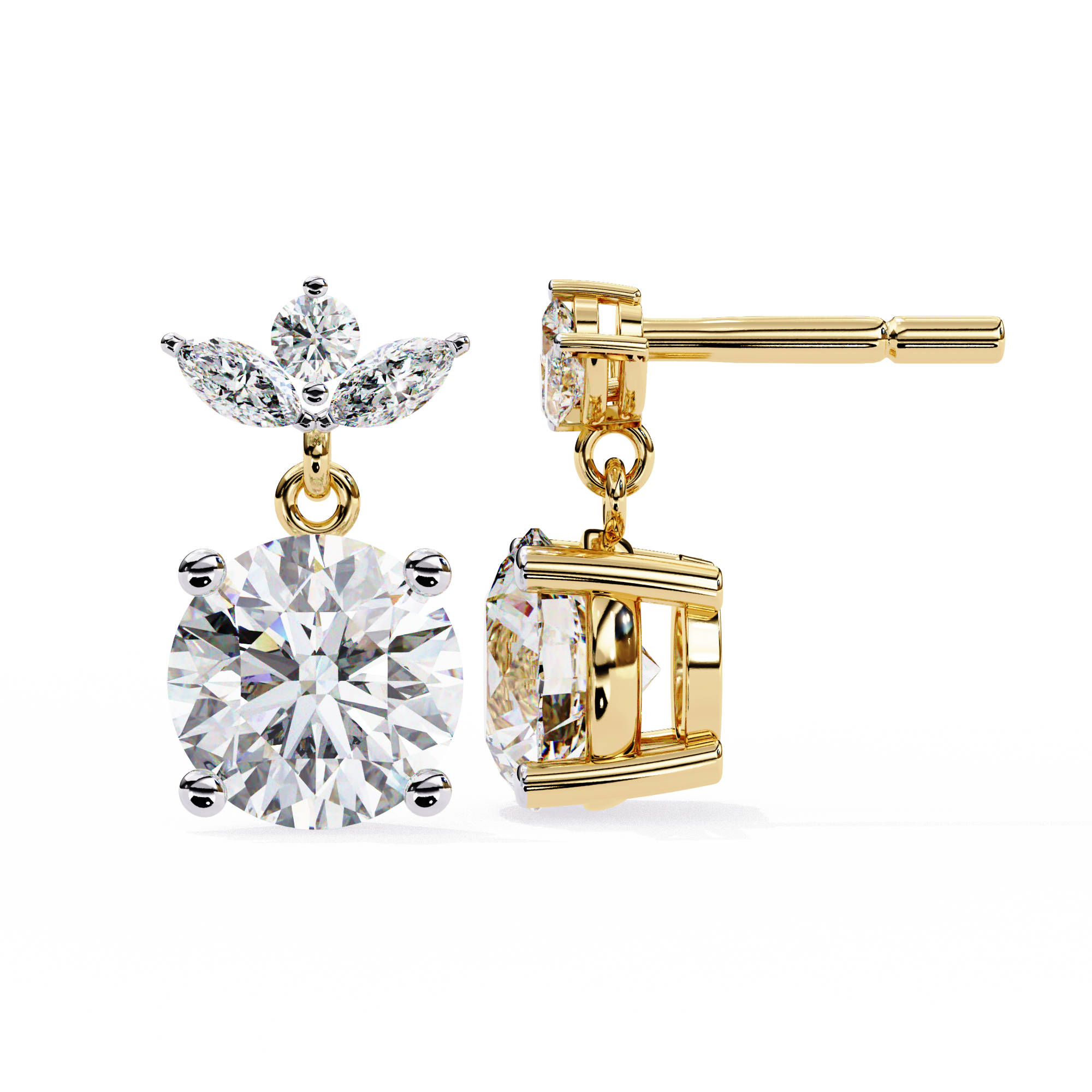 Bijou Solitaire Earring