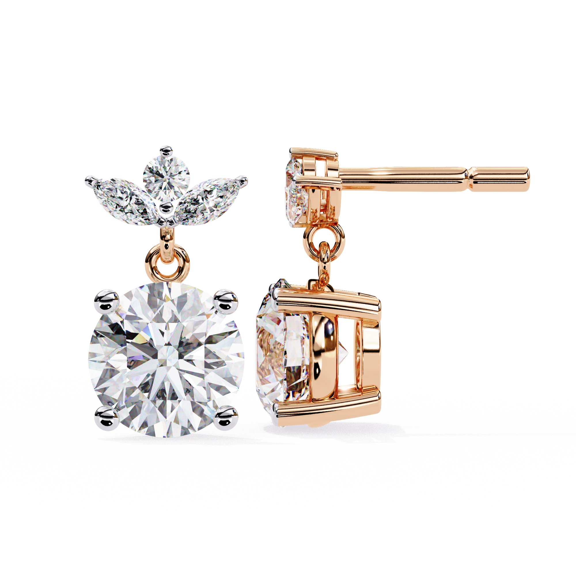 Bijou Solitaire Earring