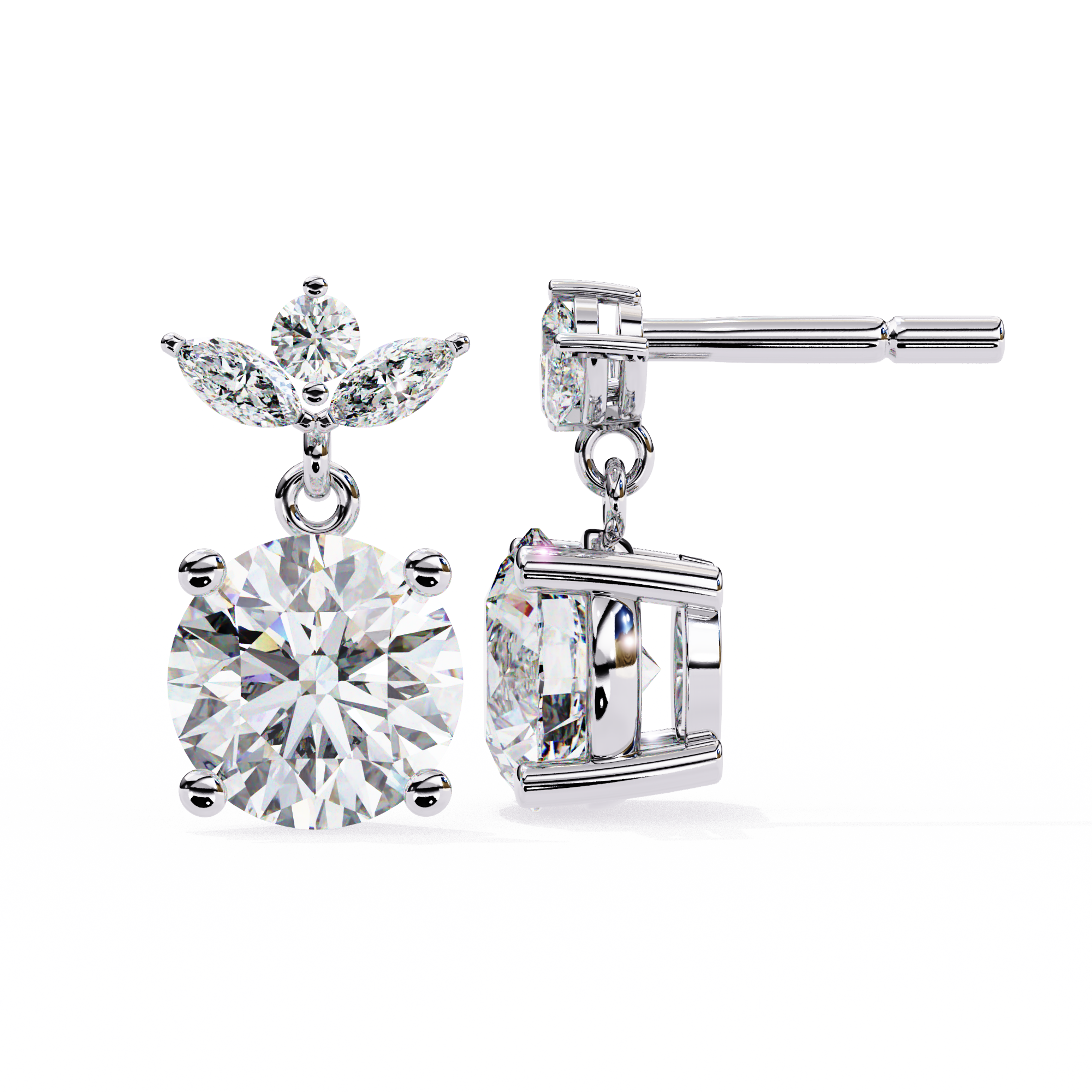 Bijou Solitaire Earring