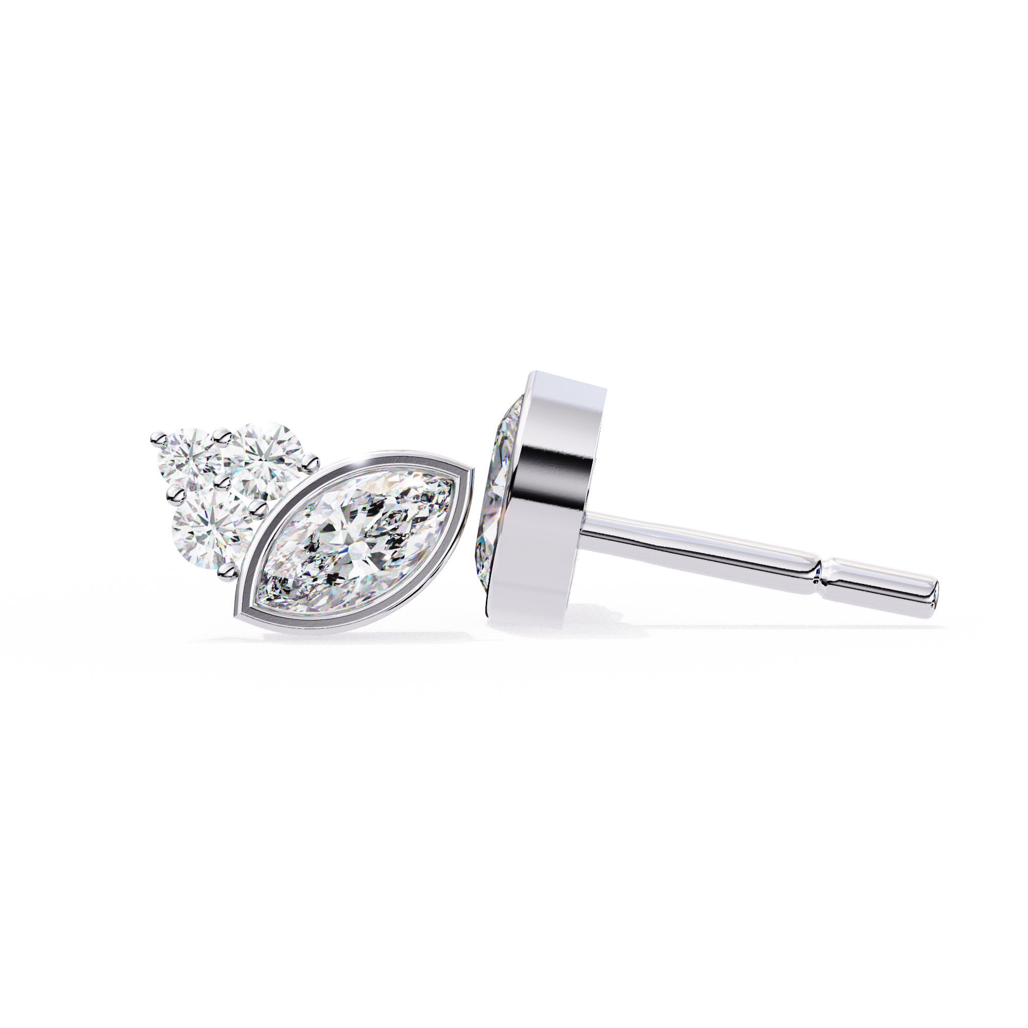 Brigitte Solitaire Earring