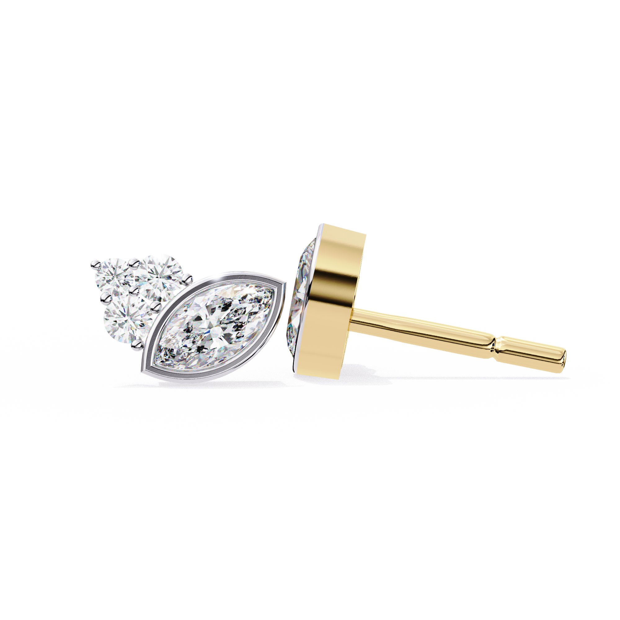 Brigitte Solitaire Earring