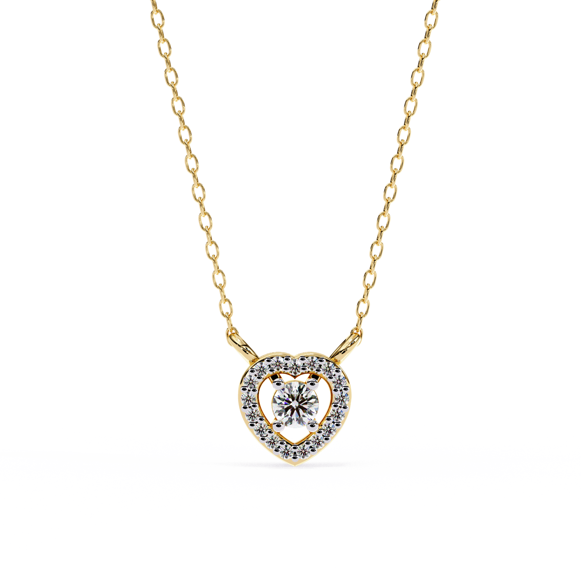 Journee Solitaire Pendant