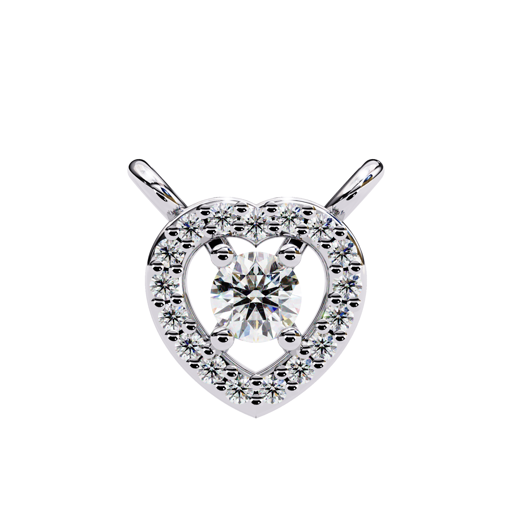 Journee Solitaire Pendant