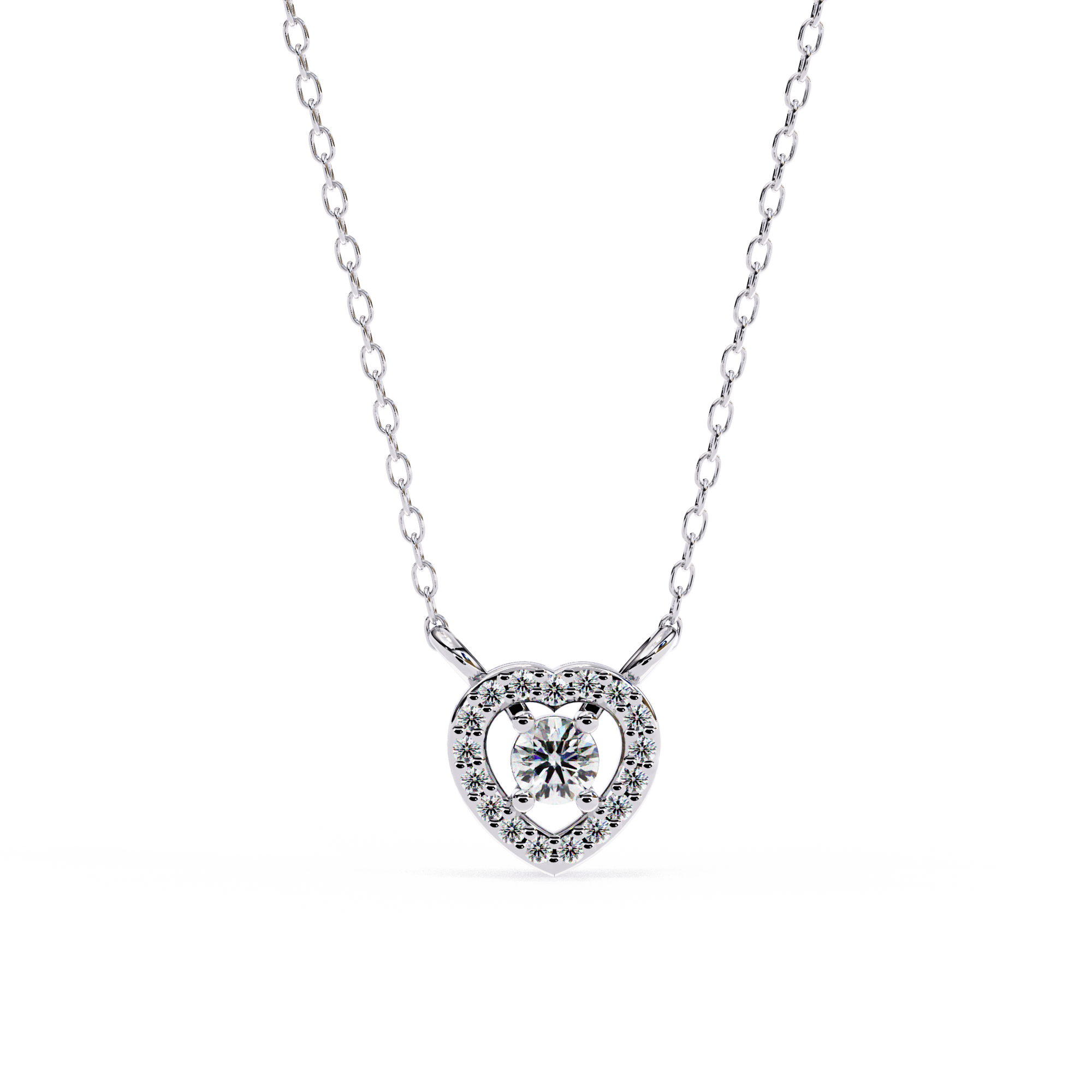 Journee Solitaire Pendant