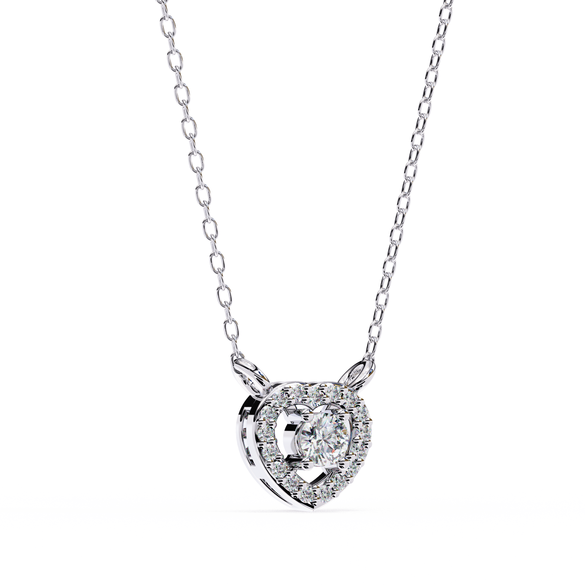 Journee Solitaire Pendant