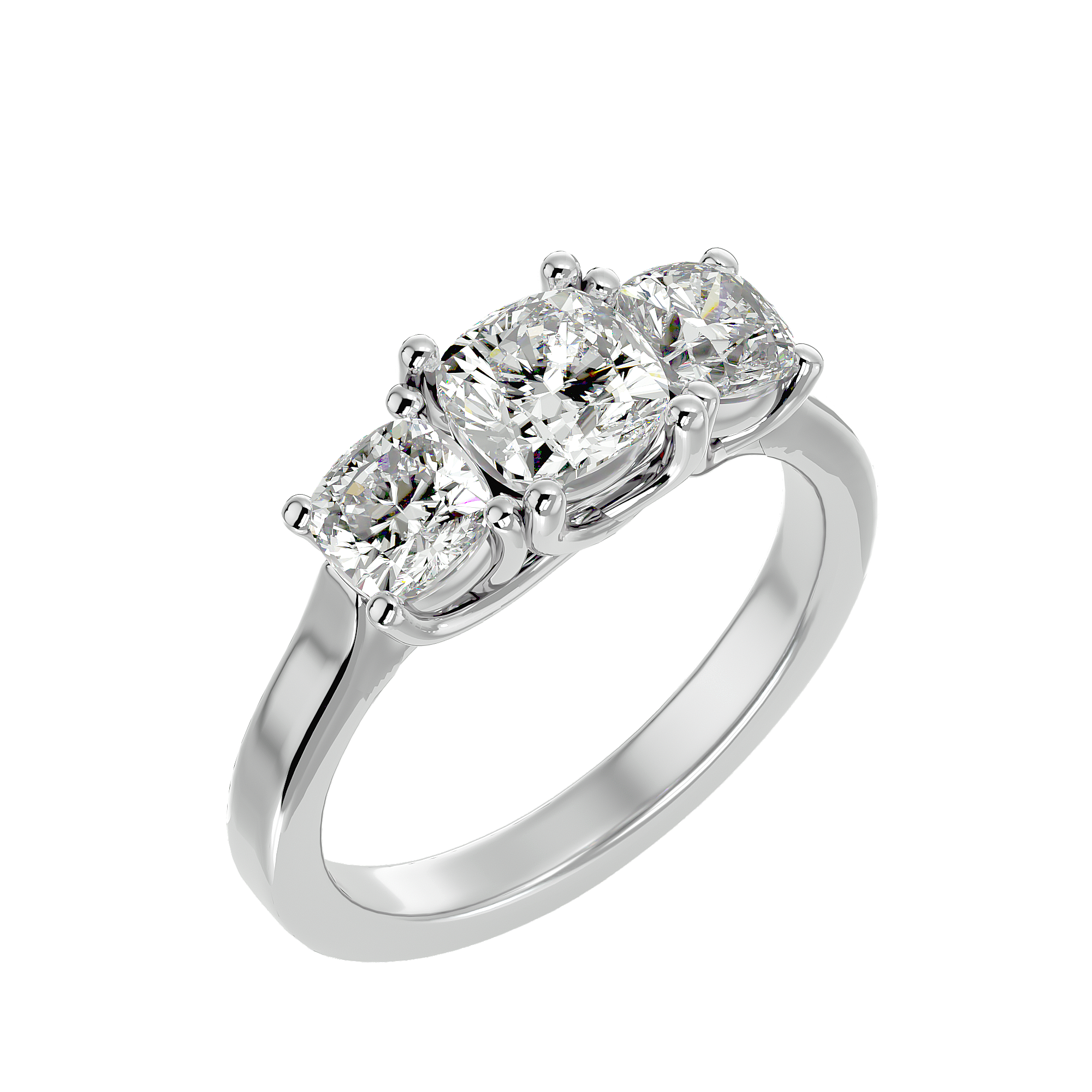 Tessa Three Stone Ring