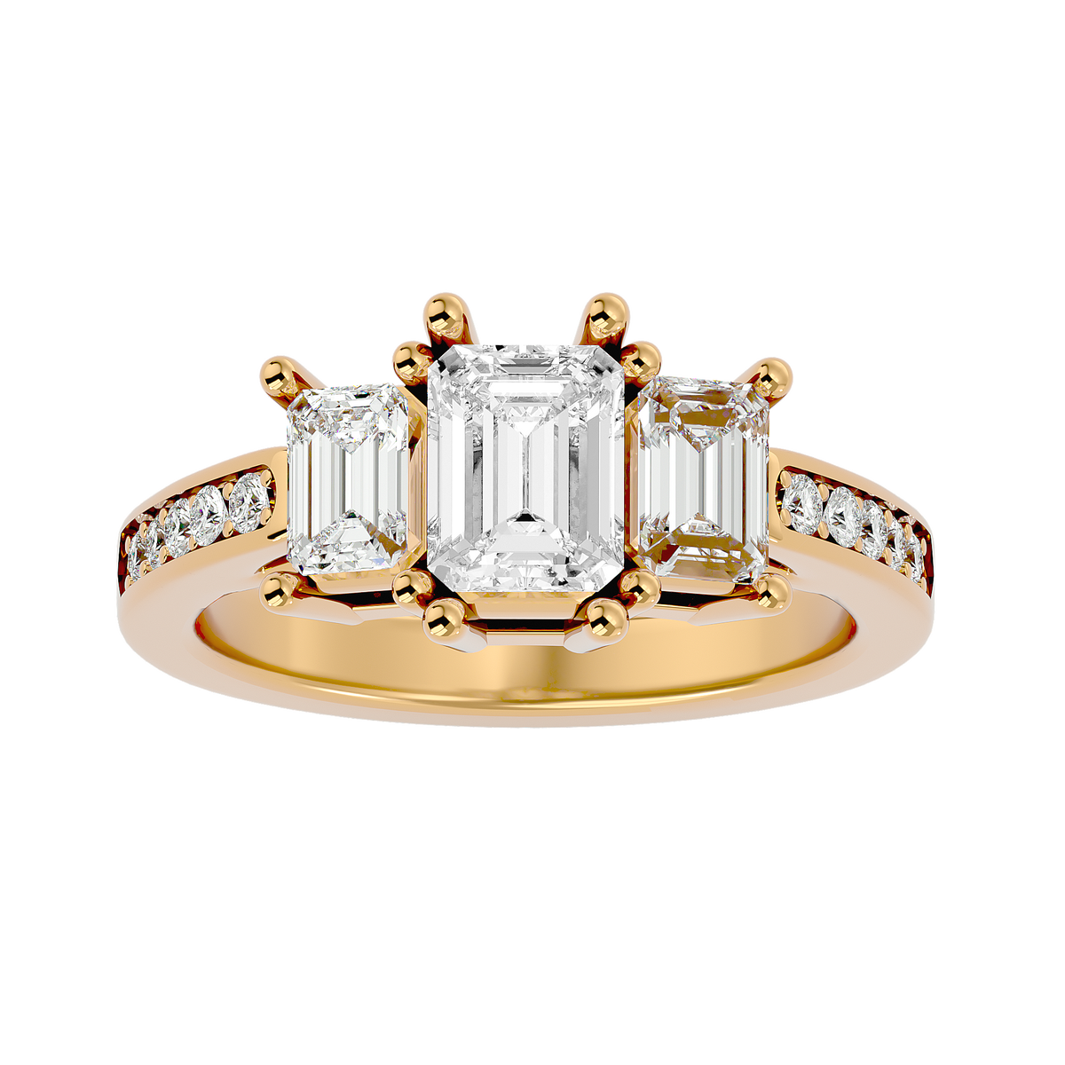 Lucinda Three Stone Ring