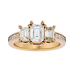 Lucinda Three Stone Ring