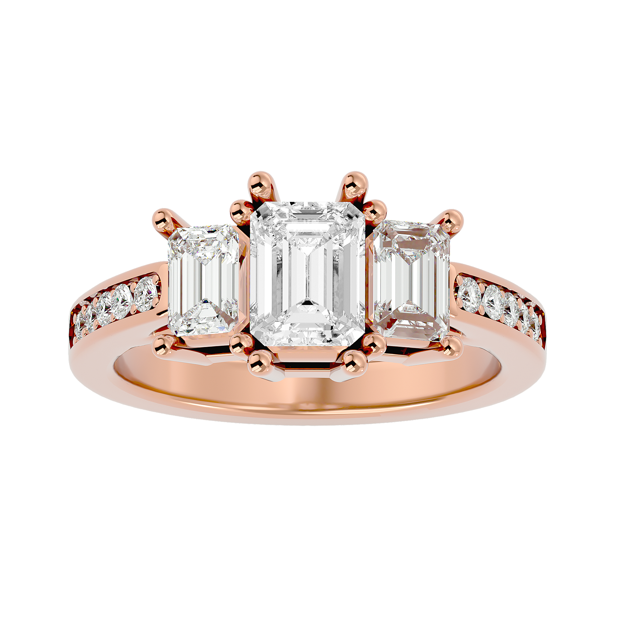 Lucinda Three Stone Ring