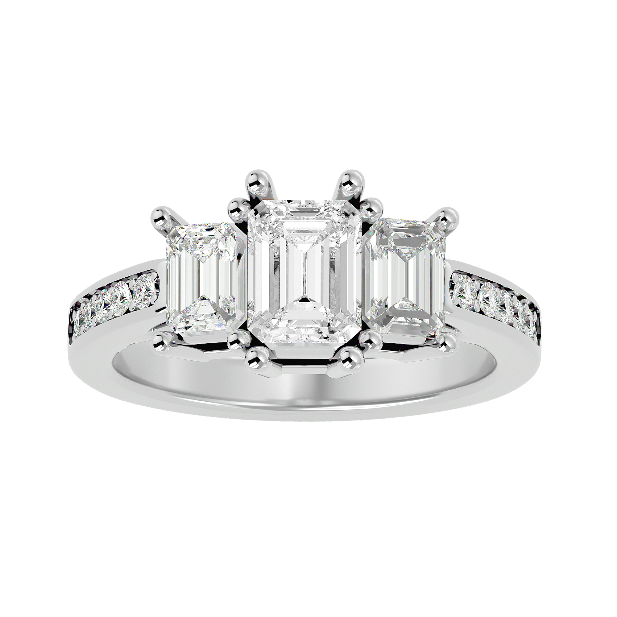 Lucinda Three Stone Ring
