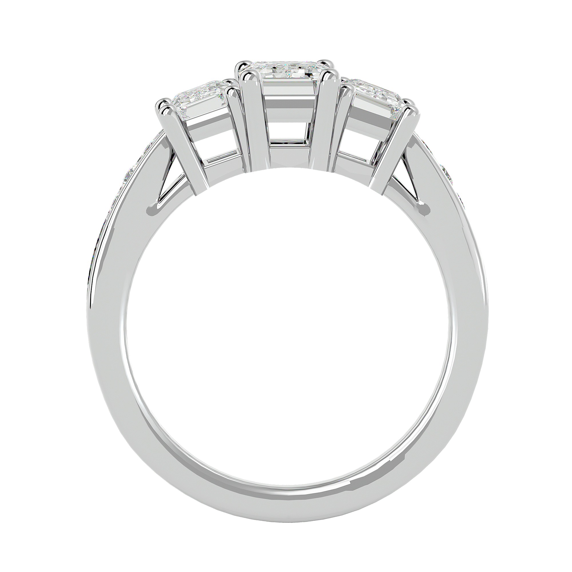 Lucinda Three Stone Ring