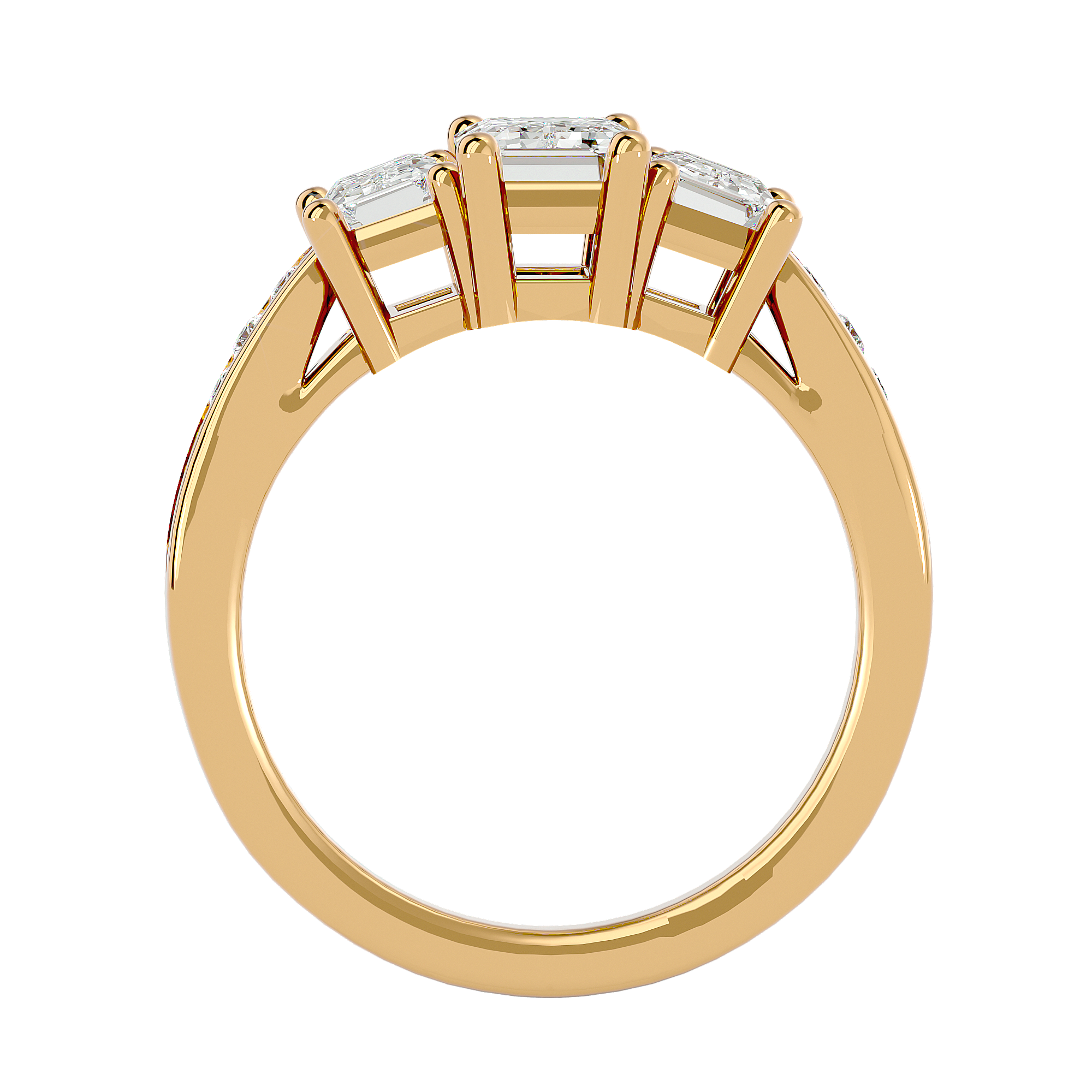 Lucinda Three Stone Ring