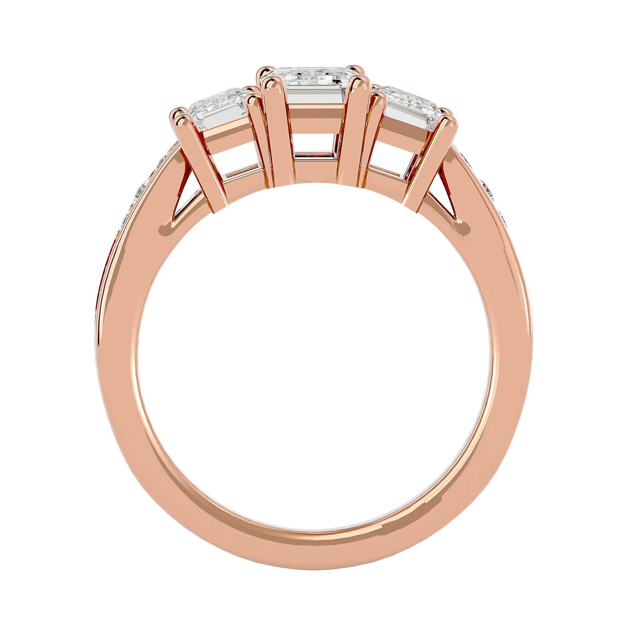 Lucinda Three Stone Ring