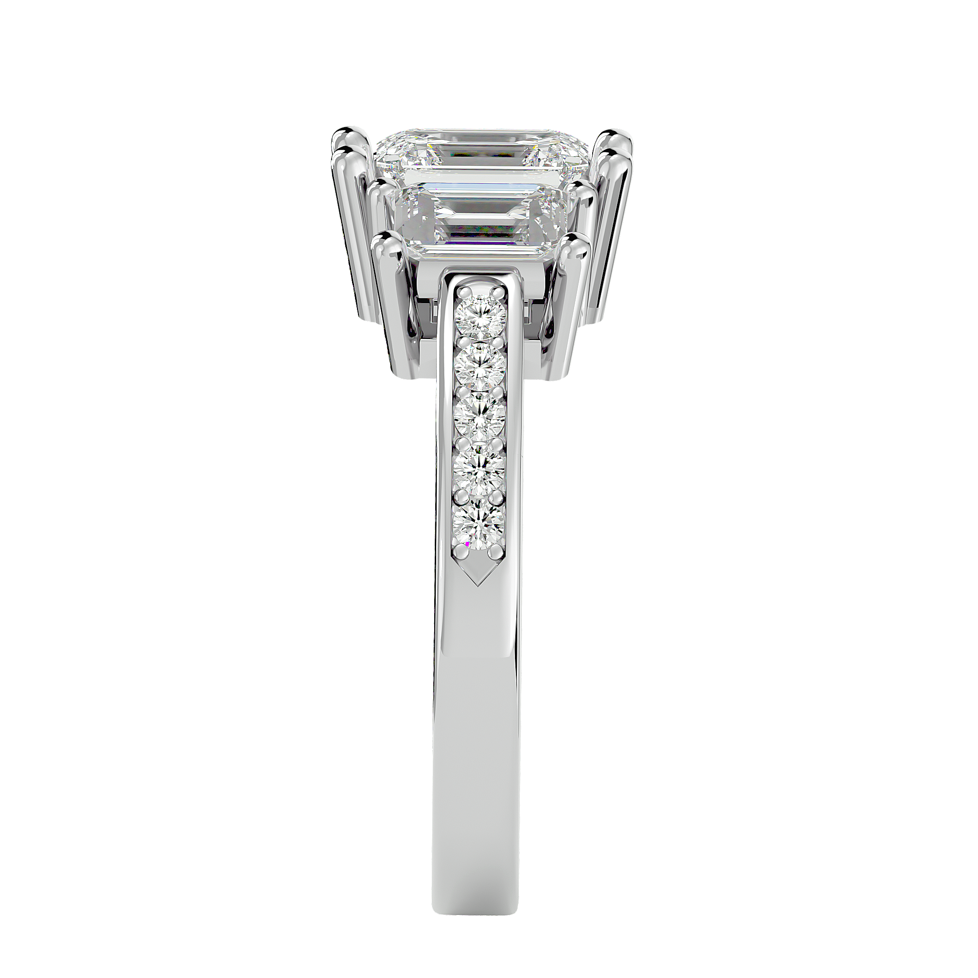 Lucinda Three Stone Ring