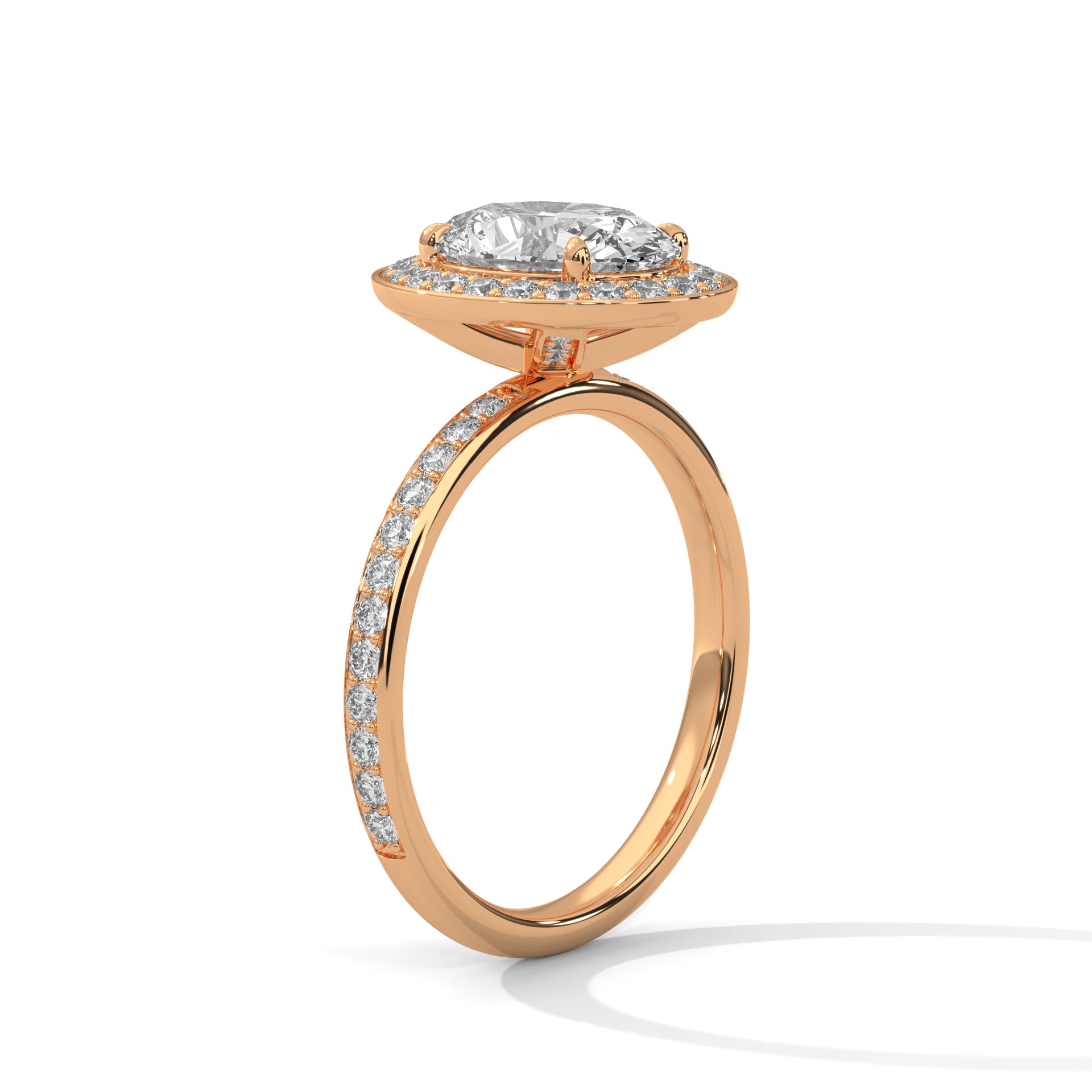 Avery Halo  Ring