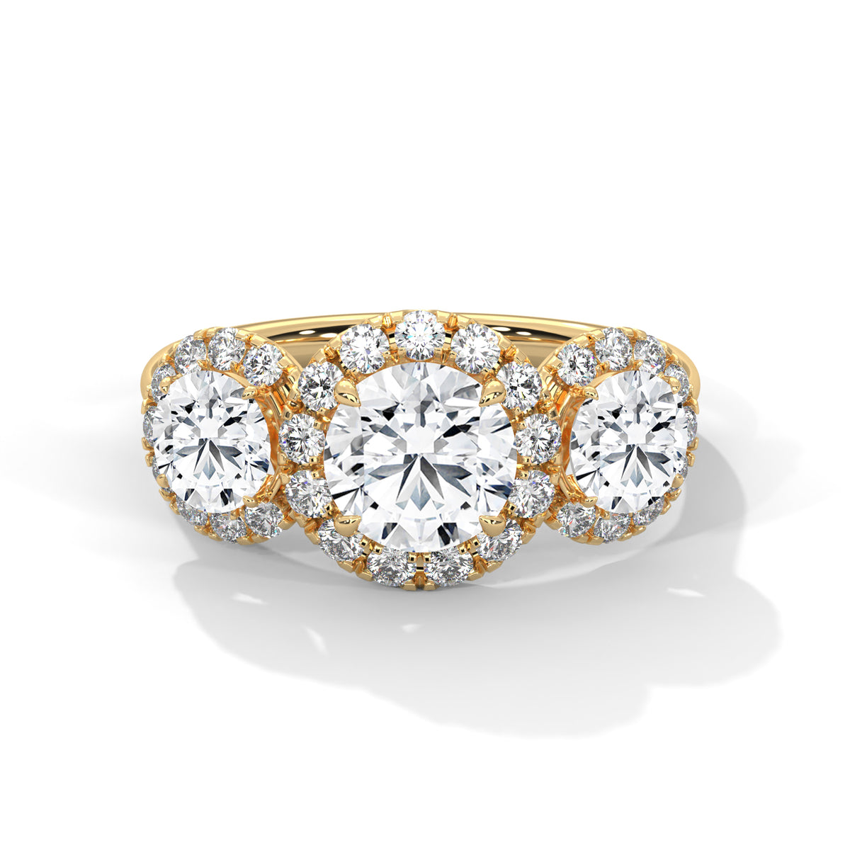Delaney Three Stone Ring