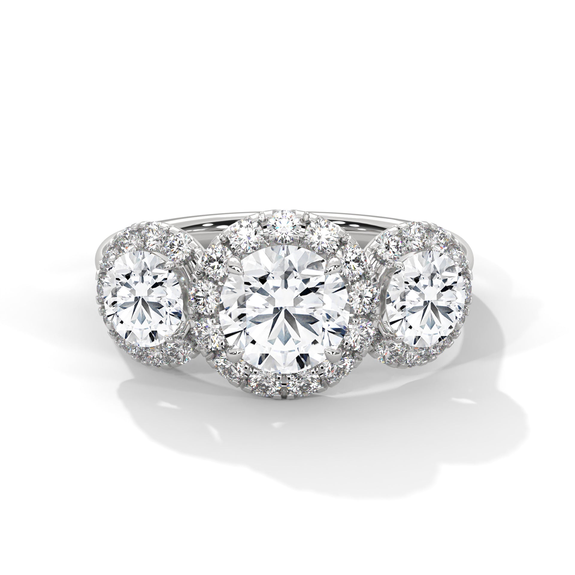 Delaney Three Stone Ring