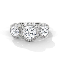 Delaney Three Stone Ring