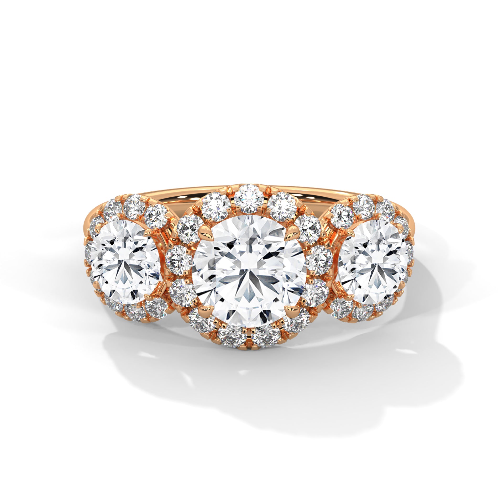 Delaney Three Stone Ring