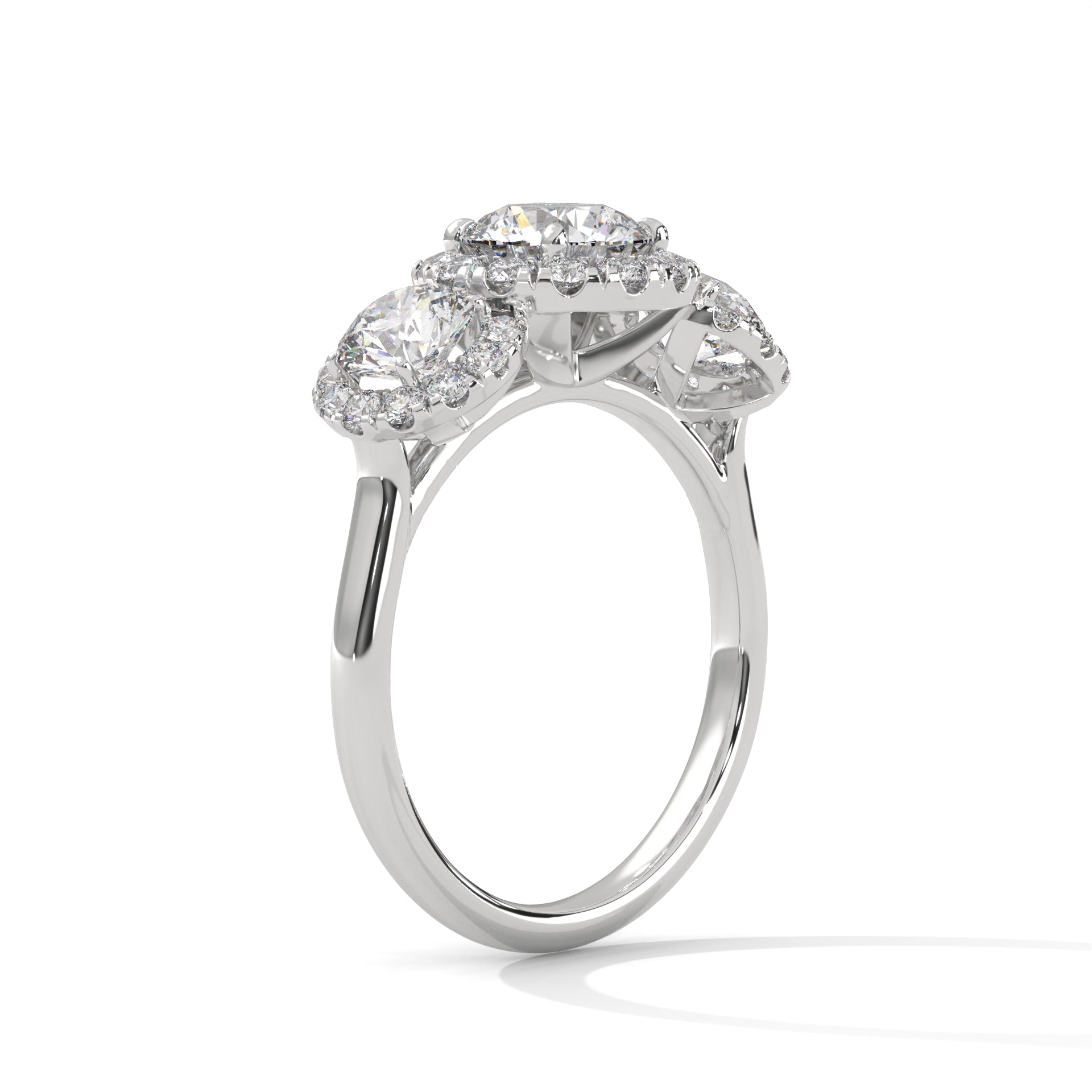 Delaney Three Stone Ring