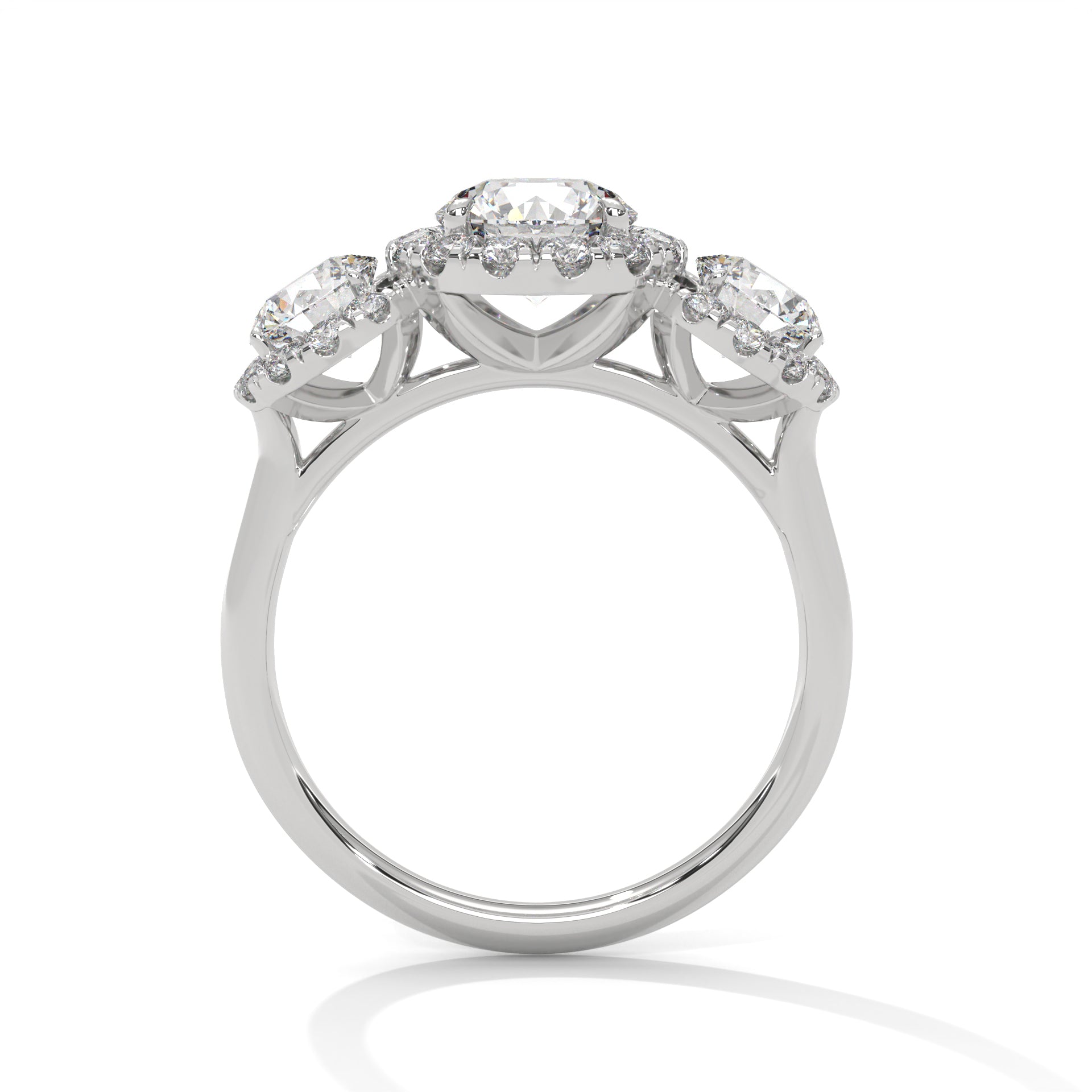 Delaney Three Stone Ring