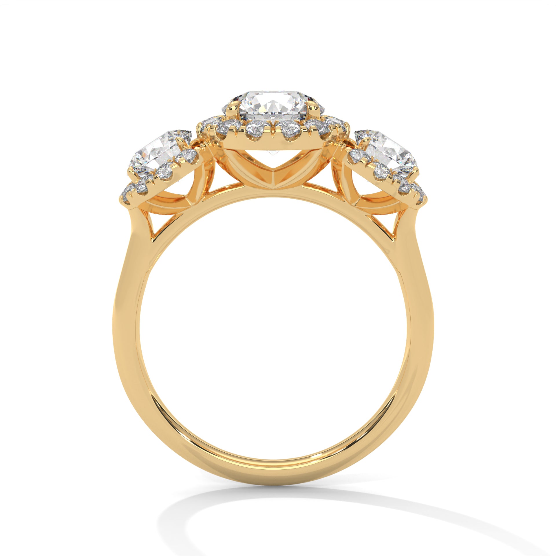 Delaney Three Stone Ring